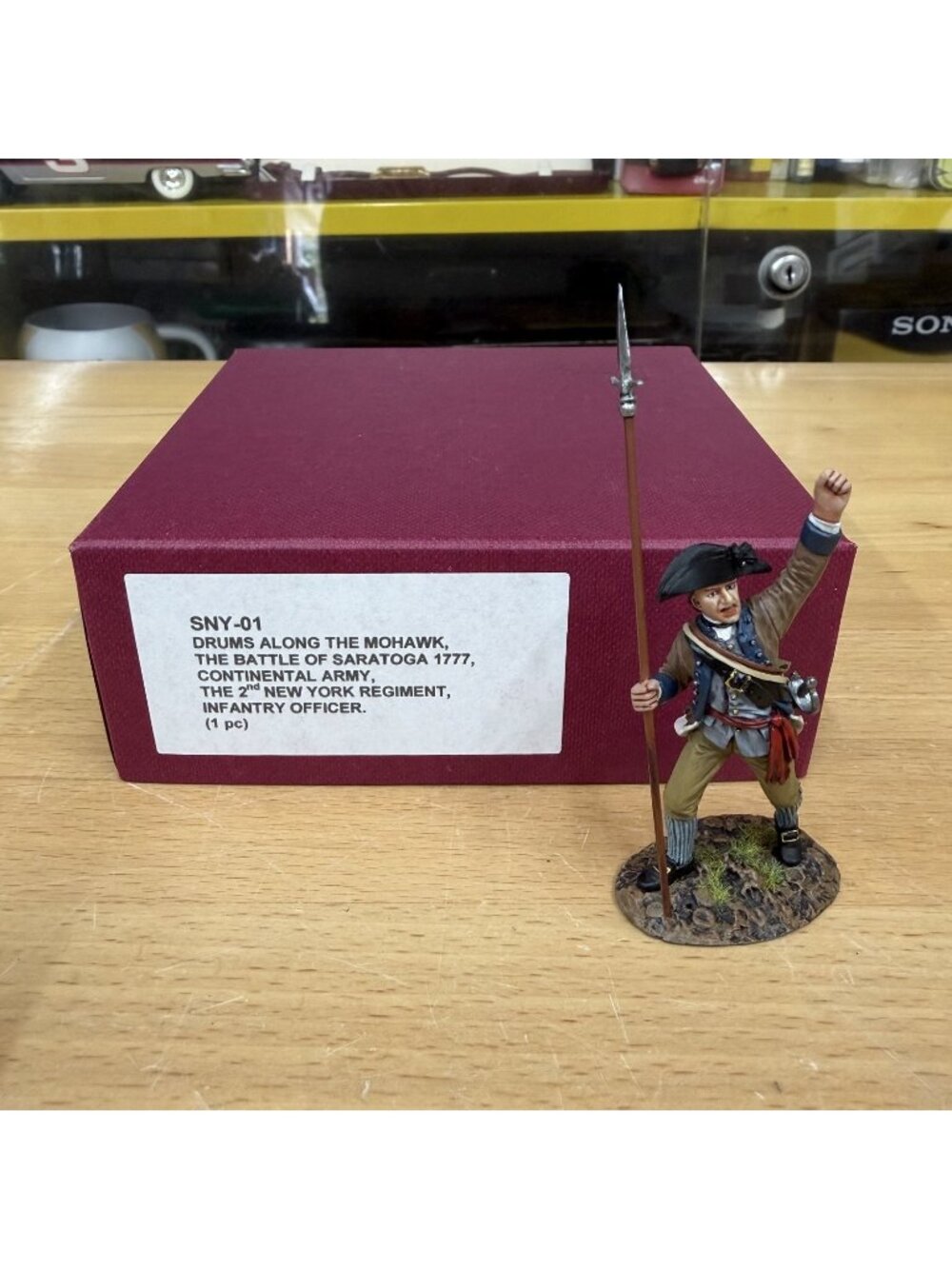 John Jenkins Designs SNY-01 2nd New York Infantry Officer Saratoga 1777 Boxed